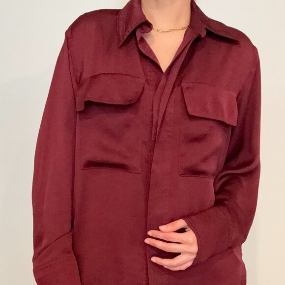 MANGO Long sleeve Blouse, relaxed fit - Size S - Picture 1 of 10